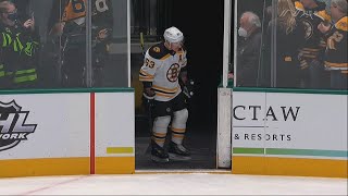 Brad Marchand And Tyler Seguin Superstitiously Battle To Be The Last Off Ice