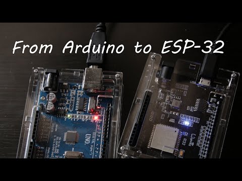 From Arduino UNO to Wemos D1 R32 ESP32