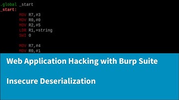 Web Application Hacking with Burp Suite - Insecure Deserialization