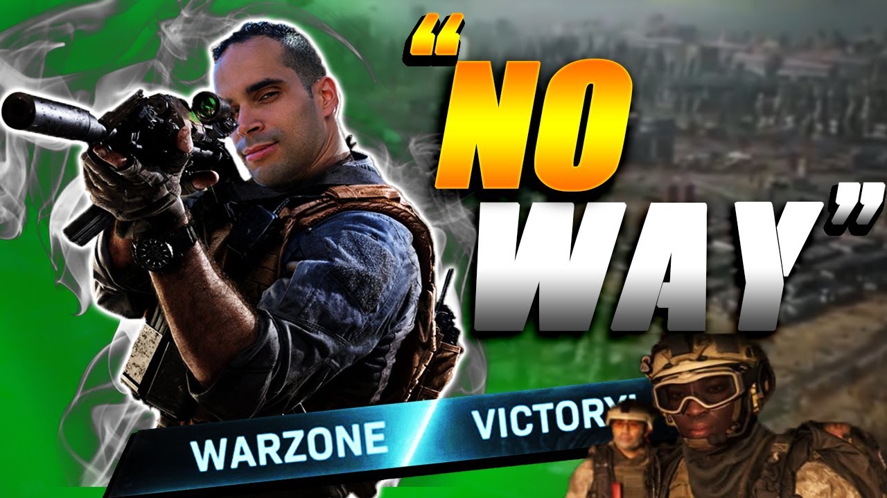 Craziest Clutch Ever In My First Game of the Day! - Warzone!