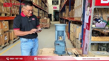 Vận hành Mô tơ giảm tốc tải nặng RF87 BGM