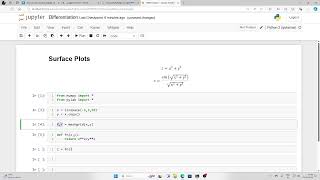 How to draw Surface Plots in Python