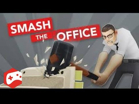Smash the Office : Stress Fix - iOS/Android Gameplay