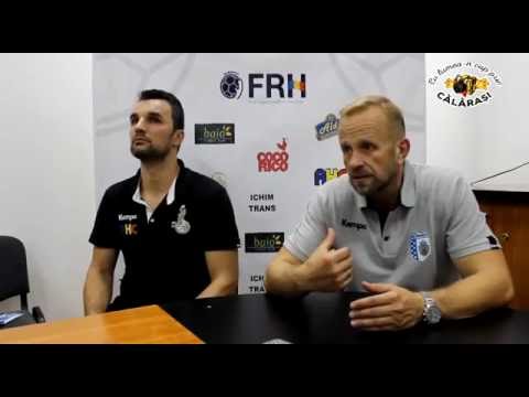 AHC Dunarea - CSM Bucuresti - Declaratii in conferinta de presa handball shoes