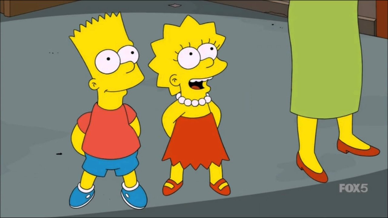 Simpsons - Difference Between Lisa And Bart - Youtube-8117