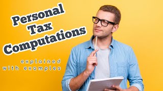 Accounting Tutorial: Personal Tax Computations Level 2, 3 and 4 - Miss Finance (bookkeeping aat)