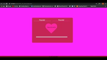 Love Calculator With HTML CSS JS