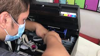 EPSON L3110 PRINTHEAD CLEANING / PRINTING QUALITY PROBLEM / DECLOGGING  EASY WAY (TAGALOG)