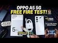 Oppo A5 5g Free Fire Test | Dimensity 6300 Free Fire Test | Gaming Test In Oppo A5 5g Free Fire