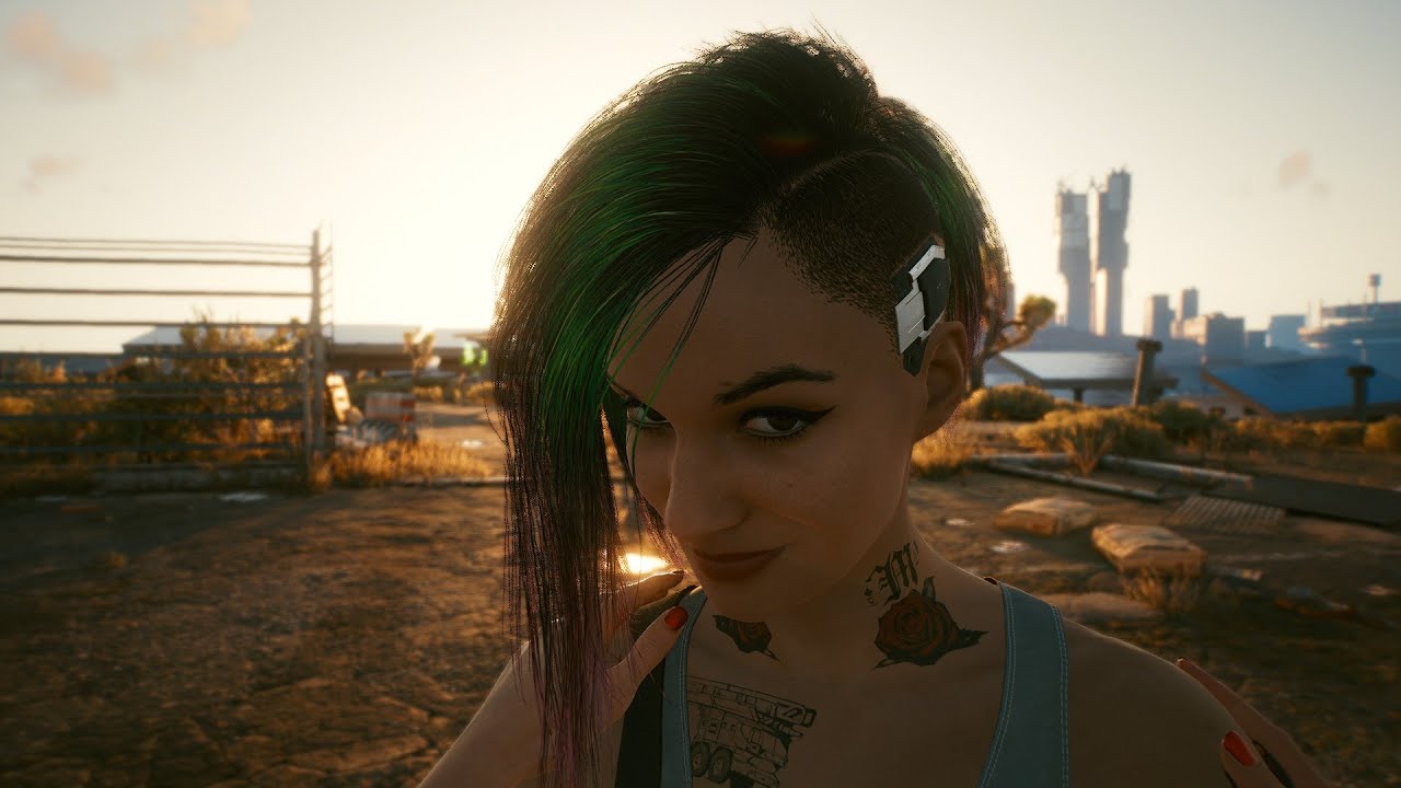 Cyberpunk 2077 - Cutest ending: Leaving Nigh City with Judy, Panam and the Aldecados (Female V, PC)
