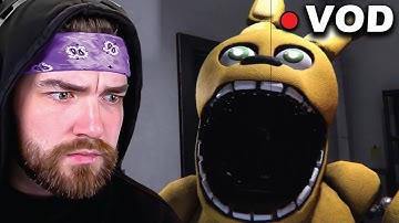 TRYING TO BEAT FNAF + KingWoolz Collectable REVEAL & New Scary Games | KingWoolz VOD