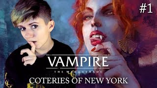 NEW VAMPIRE: THE MASQUERADE GAME! Lets Play: Coteries of New York #1