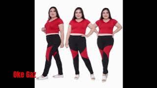 Setelan senam aerobik zumba yoga gym fitness model crop V JUMBO legging triangle JUMBO #aerobic #gym