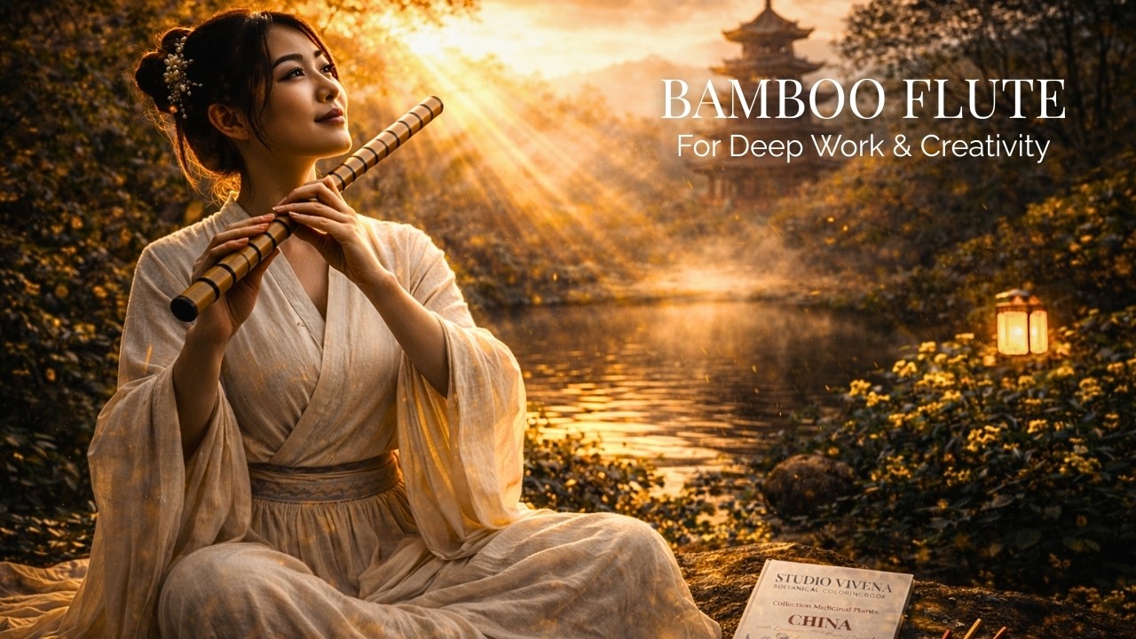 Ancient Dizi Flute Melodies 🏔️ 1 Hour of Focus Music for Art & Concentration