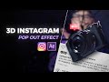 Pop Out 3D Effect on Instagram | After Effects Tutorial [Free Project File]