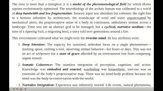 The Archaic Human as River Dweller: A Success Story