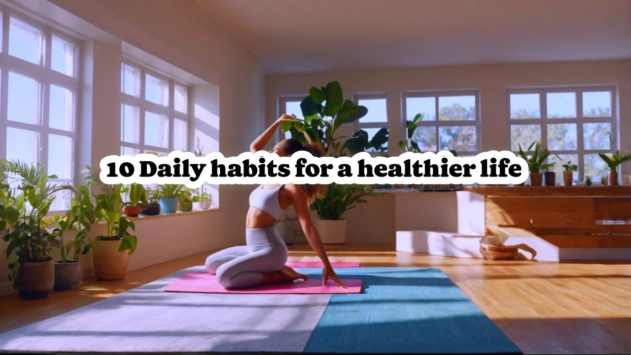 10 Daily Habits For A Healthier Life - YouTube