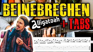 Beinebrechen | Alligatoah Tutorial + TABS | Gitarre #alligatoah #tutorial #beinebrechen