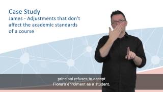 Case Study  Fiona Consulting and working together to find adjustments and solutions to help students