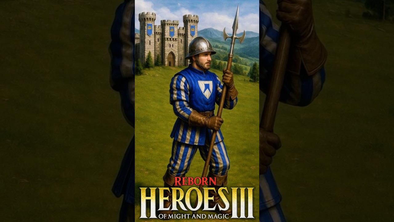 Pikeman in 8K • Classic Heroes III Unit Reborn! • In Real AI Life 