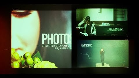 Photo Slide Projector | After Effects Template | Openers