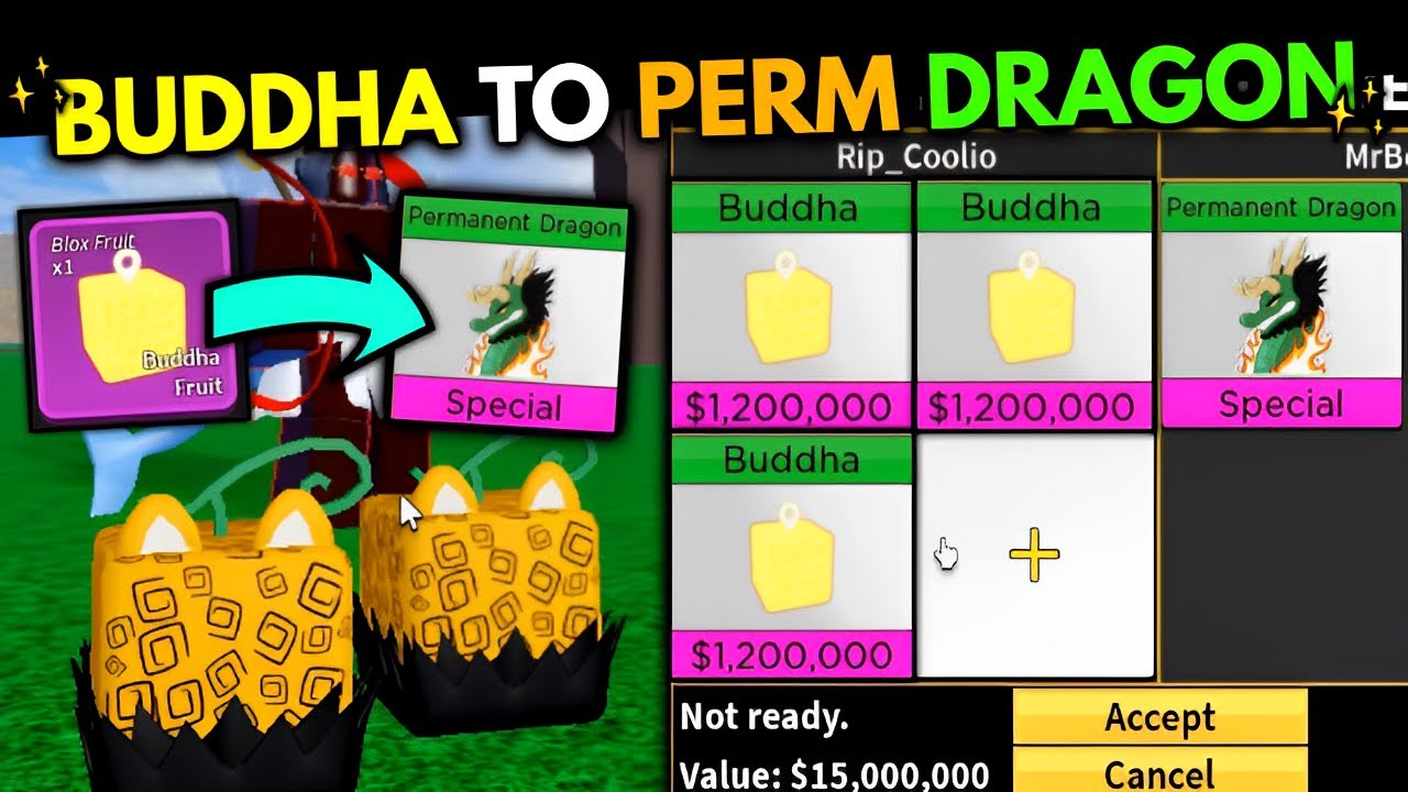 What people trade for Permanent Buddha in Blox Fruits!?🤔 Trading Perm  Buddha!! 😱 (W or L?) 