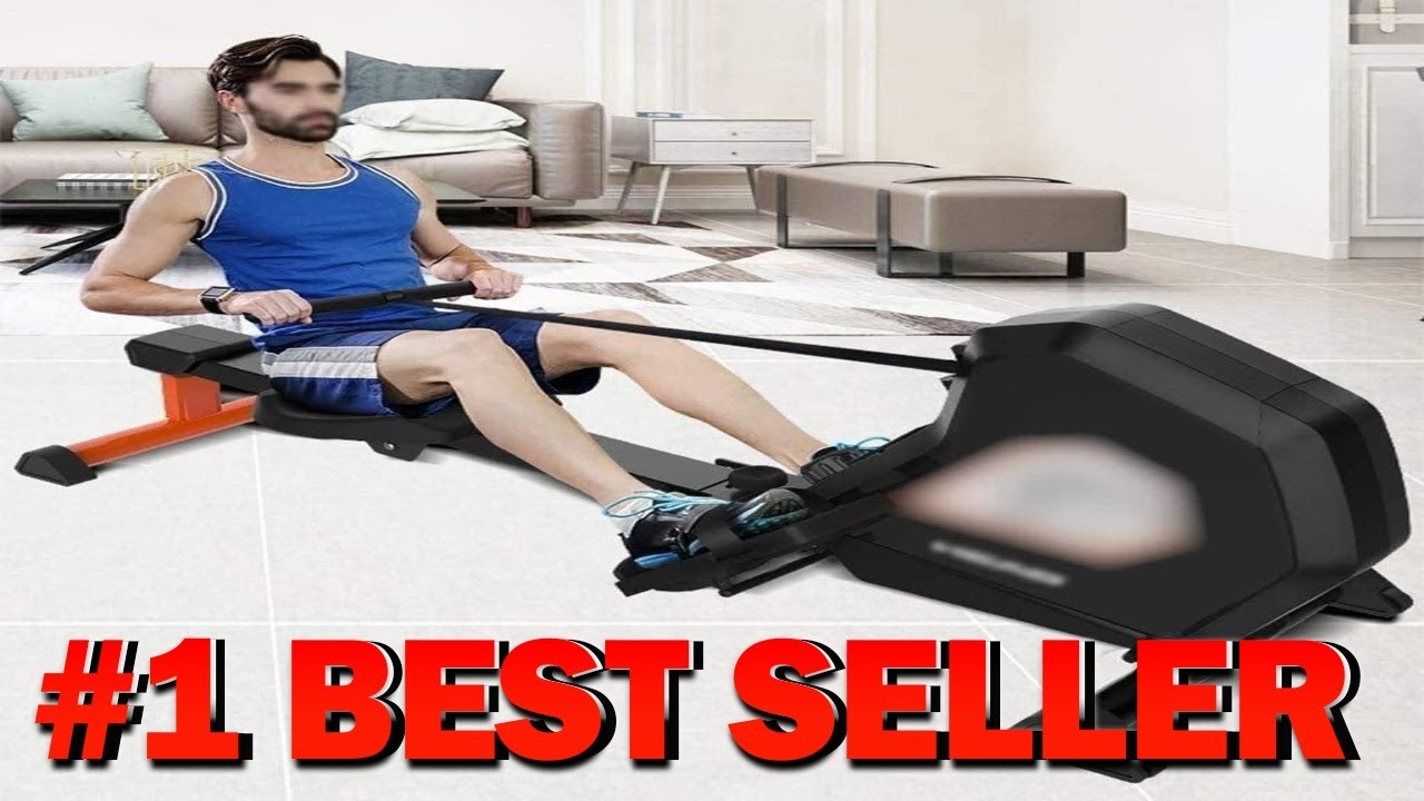 Rowing Machine Magnetic Control Rowing Device Household Folding Adjustable 8 Level - B0FFM5V5F6