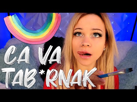 ASMR Français Roleplay - Québécoise en TAB*RNAK peinture ton visage