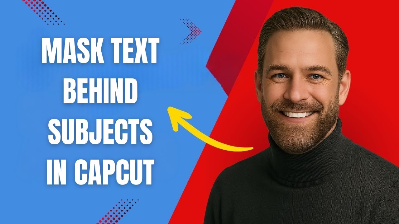 How to Mask Text Behind Subjects in CapCut Fast and Easy! - YouTube