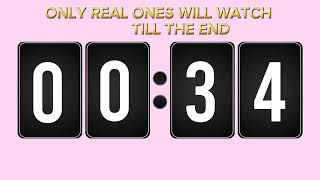 Countdown 60 - 0 /only real ones will watch till the end 