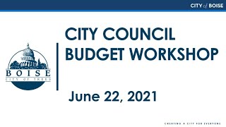 City Council Budget Workshop
