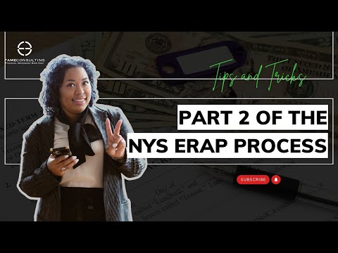 Part 2 of the NYS ERAP process