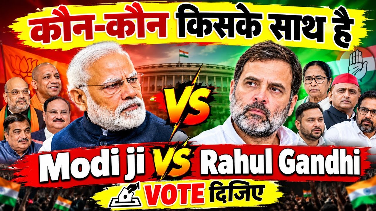 BJP vs Rahul Gandhi Modi ji voting challenge - YouTube