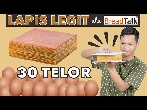 Resep Lapis Legit Premium 30 Telur