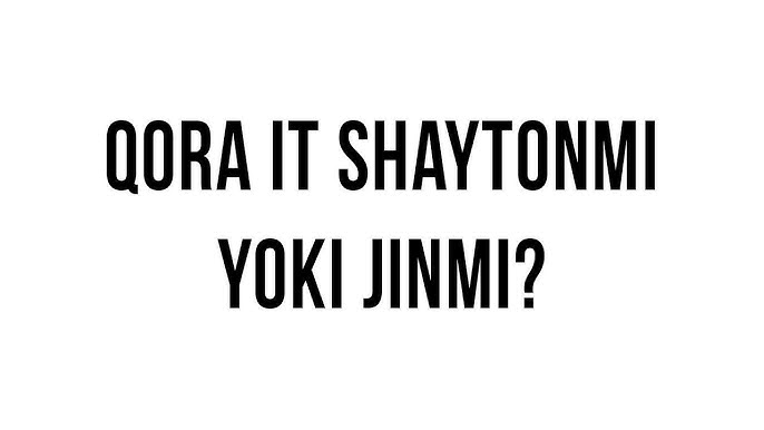 qoramagiz sperma bilan qoplangan edi