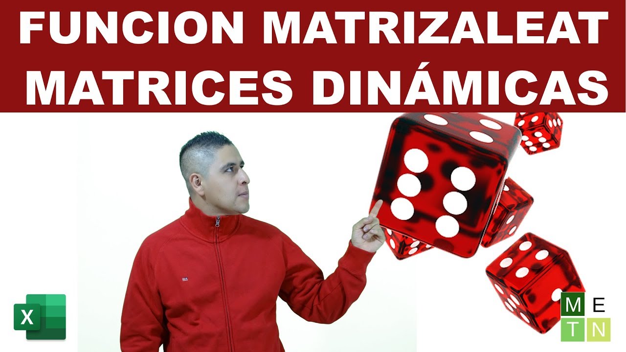 microsoft excel classes Valores Aleatorios con la Función MATRIZALEAT | Matrices Dinámicas en Excel