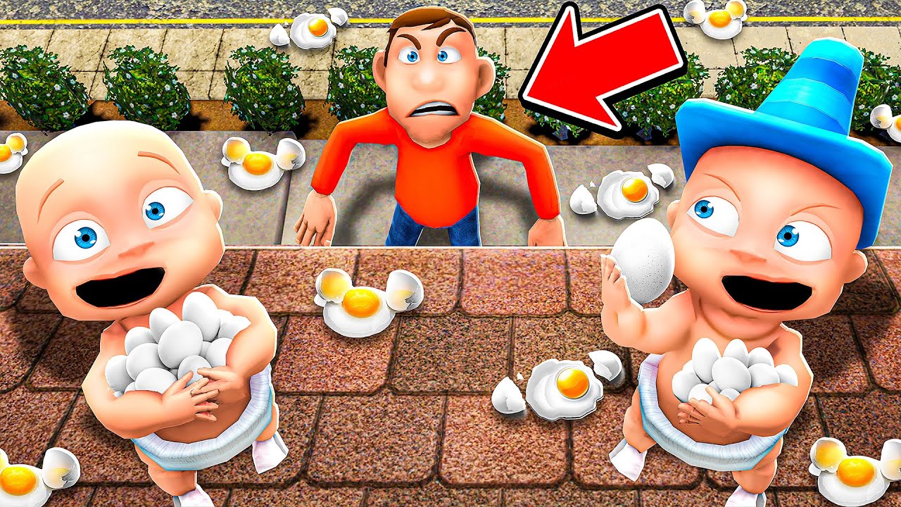 HIDING ON ROOF to Escape my Evil Daddy!! (Who's Your Daddy)