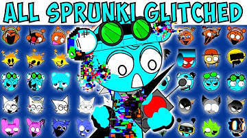 ALL SPRUNKI PIBBY GLITCHED | FNF Character Test | Gameplay VS Playground