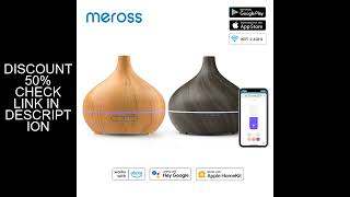 Meross HomeKit Smart Essential Oil Diffuser WiFi Air Humidifier EU/US/UK/AU Plug Work with Apple Hom