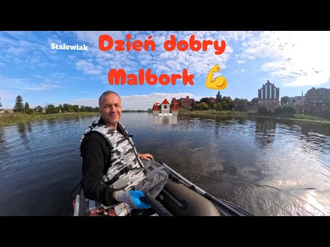 Malbork Nogat.🏰 Inflatable boat trip and fishing. 🎣🙂🏰