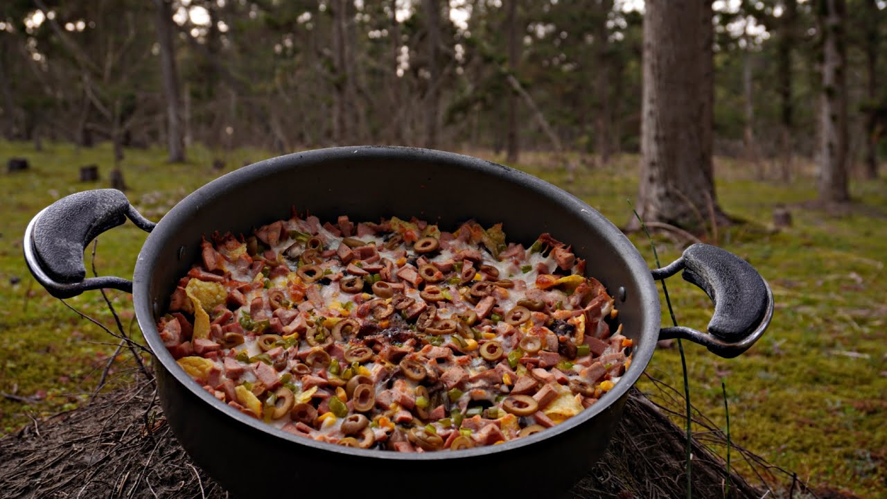 Loaded fries | chips and hams Loaded fries recipe by nature cooking tales | asmr cooking