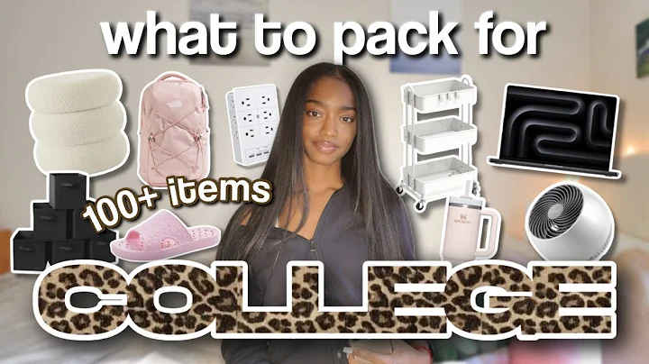 WHAT TO PACK FOR COLLEGE *100+ items* | essentials guide for freshmen