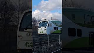 CEM 377 departing mimico with a horn salute #gotransit