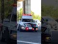 超猛烈なクラクション!!大迫力の緊急走行を繰り広げる埼玉県警ティアナパトカー!!