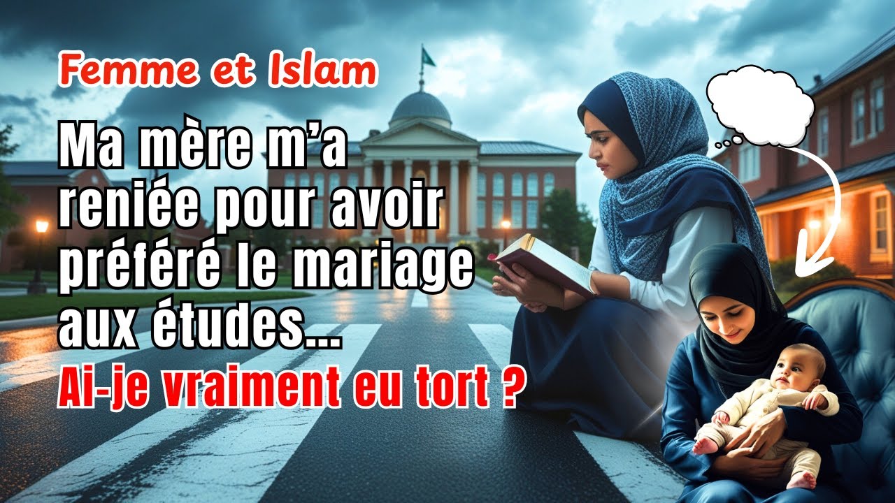 Ma mère m’a reniée pour avoir préféré le mariage aux études… Ai je vraiment eu tort ?