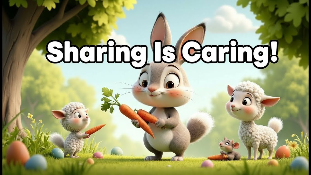 Benny the Bunny Learns to Share | Moral Story for Kids | Kids Toons