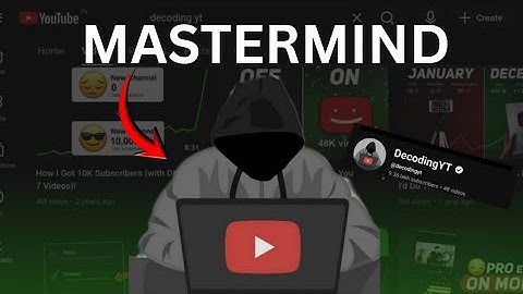 How @decodingyt  Dominates YouTube : His SECRET to Beat the YouTube Algorithm