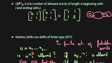 Math 574, Lesson 3-3: Markov Shifts