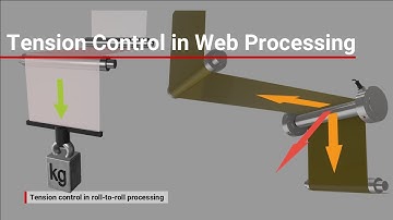Tension control in web processing