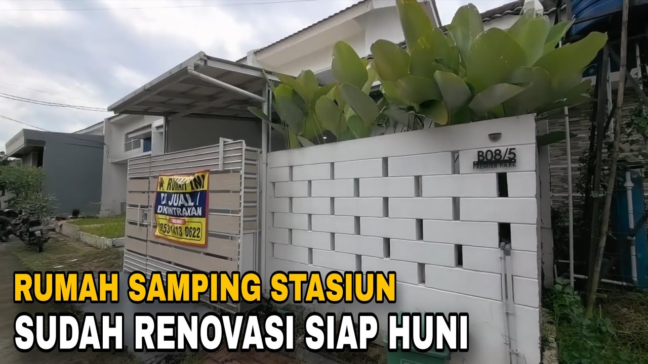 DIJUAL RUMAH MEPET STASIUN SUDAH RENOVASI DAN SIAP HUNI